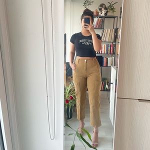 KREAMY NYC KHAKI CARGO PANTS SIZE M